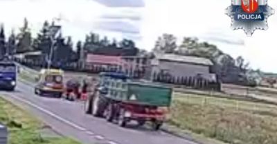 Policjant pomógł 53-latkowi po upadku na drodze w Bartodziejach